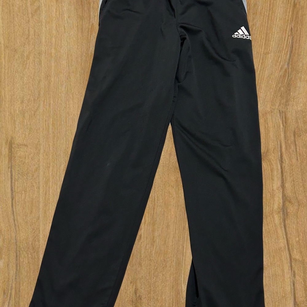 Adidas Black and Gray Track Pants